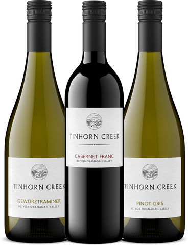 Tinhorn Creek Gewürztraminer, Cabernet Franc and Pinot Gris
